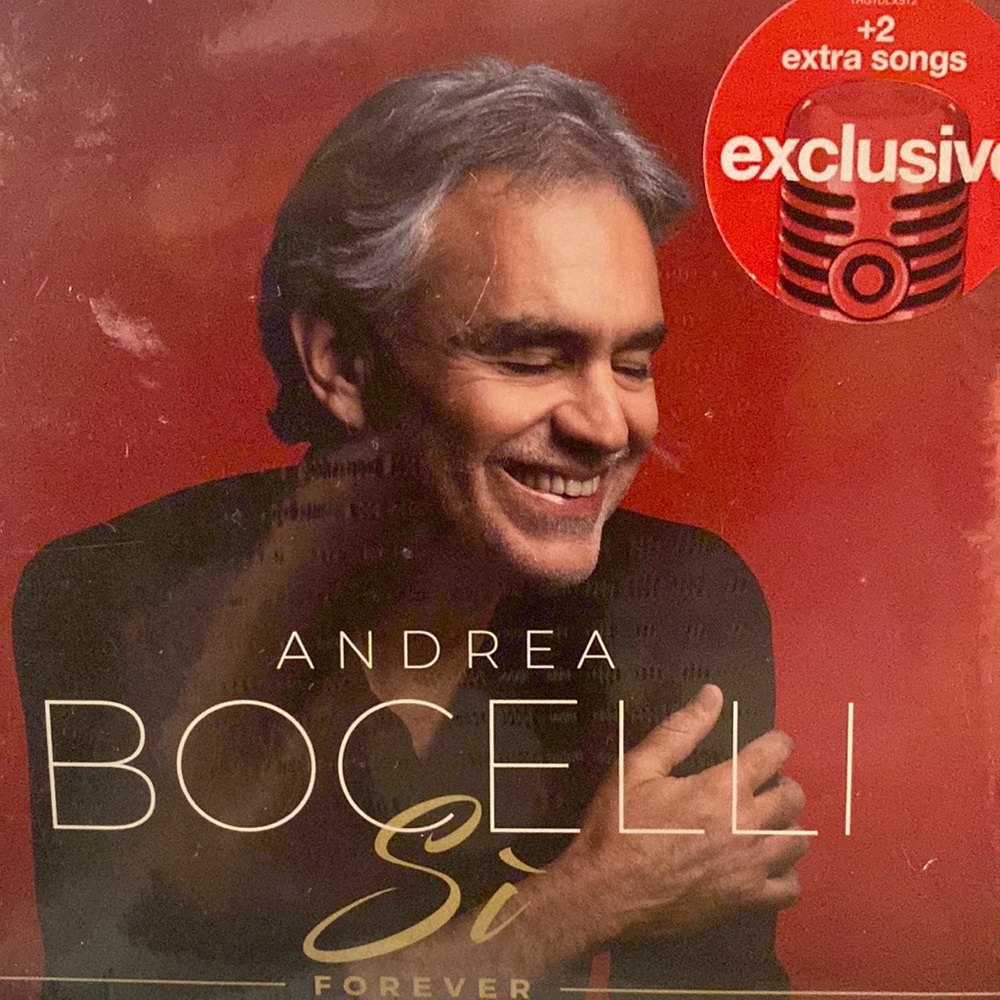 CD Andrea Bocelli Si Forever 2xtra songs Christmas Hanukkah gift Italian music